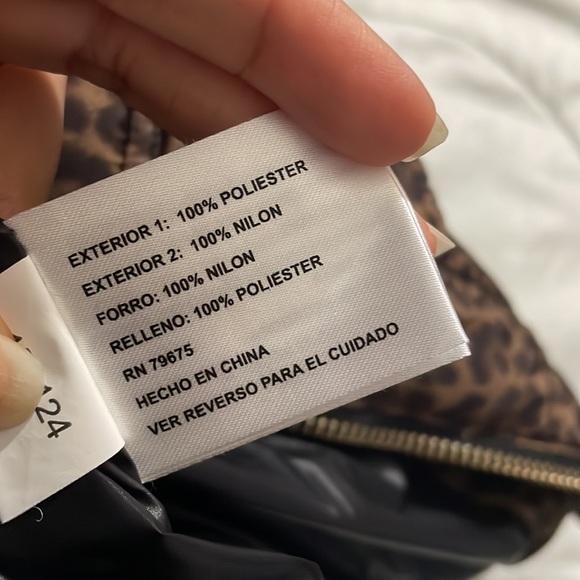 Leopard print Michael Kors puffer jacket - Picture 8 of 11